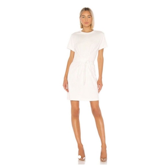 Vince - Short Sleeve Waist Tie Dress - Picture 3 of 9